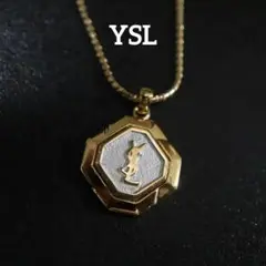 【匿名配送】 YSL イヴ サン ローラン ネックレス ゴールド ロゴ