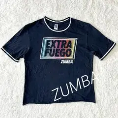 ZUMBA WEAR プリント Tシャツ 「EXTRA FUEGO」フリーサイズ