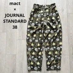 マクト×ジャーナルスタンダード 花柄 アートフラワーパンツ サルエルパンツ 38