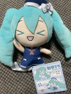 新品タグ付き初音ミク✖️シナモロール ぬいぐるみ マリンスタイル