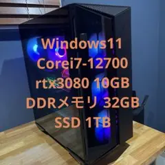 デスクトップゲーミングPC PG-DD12