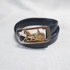 CELINE オールドセリーヌ 馬車 ベルト バックル