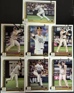 【バラ売り可】TOPPS ベースボールカード ソフトバンクホークス 7枚セット