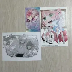 特典のみ★花秘める君のメテオール　イラストカード　ペーパー