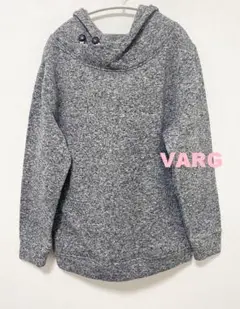 VARG 裏起毛プルオーバーパーカー フーディー L
