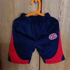 Champion ショートパンツ 110 ネイビー/レッド