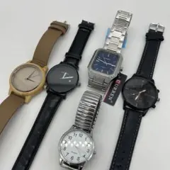 未使用 ジャンク品 腕時計 5点セット