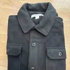 Amazon Essentials メンズ　厚手シャツ フリース 長袖 ブラック