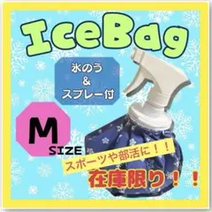 氷のう Mサイズ 1個 熱中症対策 猛暑応援 ダブル冷却 部活 アウトドア