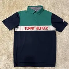 TOMMY HILFIGER ポロシャツ 緑/青/白