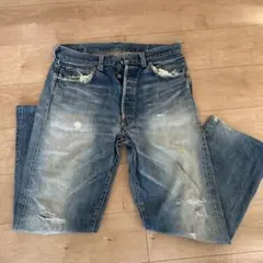 LEVI'S 37501 ストレートダメージデニム W 38