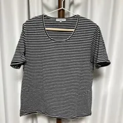 THEORIA ストライプ 半袖Tシャツ