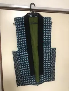 かすりチャンチャンコ.綿入れ.女性用.当時物.昭和物.レア.レトロ.古着