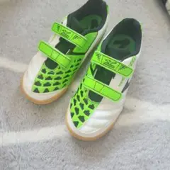 Mizuno フットサルシューズ ホワイト/グリーン　19.0cm　キッズ