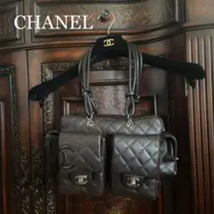 シャネルカンボンラインマルチポケットバッグ ✨極美品✨