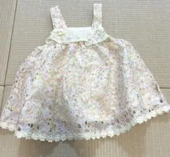 メゾピアノ　花柄ワンピース 80サイズ
