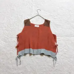 [美品]belper ベルパー ベスト コットン　F