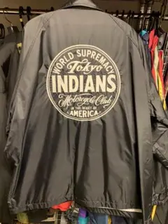 tokyo indians コーチジャケット　赤　プリント tokyo indians コーチジャケット 赤 プリント - メルカリ