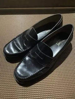 G.H.BASS ローファー　黒　レザー