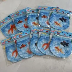 新品★縁日まんまる巾着 金魚10枚セット 【2】