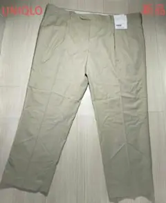 新品タグ付き　UNIQLO　ユニクロ　ドライツータックパンツ　ウエスト110㎝