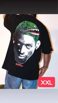 SAPEur】 葛飾北斎 赤富士 ロッドマン Tシャツ XL - メルカリ
