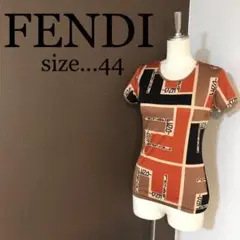 FENDI フェンディ ズッカ柄 総柄 Tシャツ