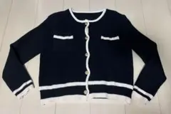美品 SHEIN カーディガン バイカラー M