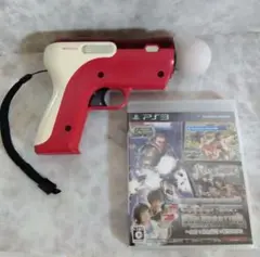 PS3　BIG3 GUN SHOOTING　未開封 、おまけ　ガンコン