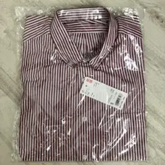 ユニクロ　ストライプシャツ　長袖　新品　Sサイズ