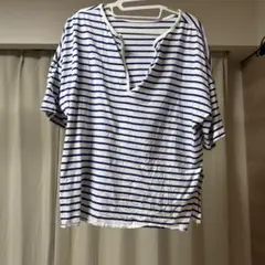 シーナリー　2way ボーダー tシャツ