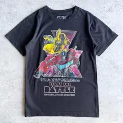 ユニバーサルスタジオシンガポール　海外　トランスフォーマー　半袖Tシャツ　S　黒
