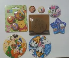 ディズニー　缶バッチ