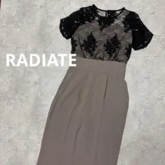 RADIATEラディエイト オールインワン レース切替 パンツドレス サイズ38