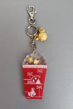 ディズニー ポップコーン キーホルダー