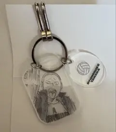 ハイキュー FAN PARK フォンパーク クリアベースキーホルダー 田中龍之介