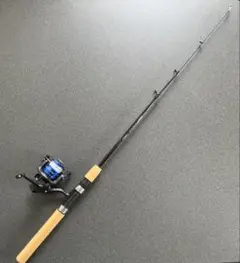 100cm【ロッド ＆ リール】スピニングセット◆ライン付き ◆収納35cm