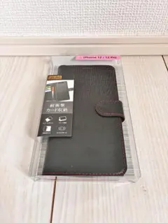 iPhone 12/12 Pro 手帳型ケース 黒