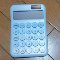 水色 電卓 数字キー付き