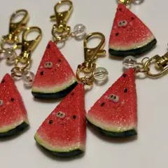 ④スイカさん☆チャーム