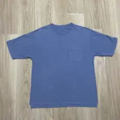 ブルー Tシャツ LL 綿100%