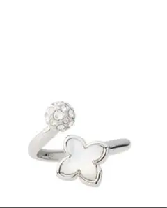 お値下げ不可❣️【新品】【ANTEPRIMA】エテルナ　白蝶貝リング　シルバー
