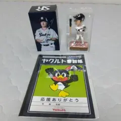 未使用 ヤクルトスワローズ 村上 ボブルヘッド つば九郎ノート
