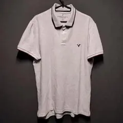 American Eagle グレー ポロシャツ Lサイズ