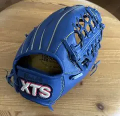 【8/25迄】XTS 野球グローブ 青レザー　TEAM SPORTS 子供用