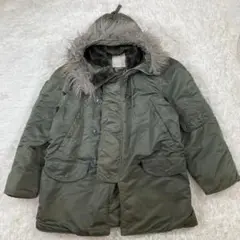 90's ALPHA N-3B USA製 民間 フライトジャケット