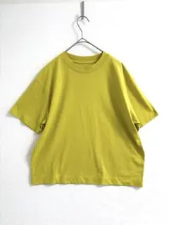 良品計画　無印　半袖　Tシャツ　マスタード色　S 黄色 美品