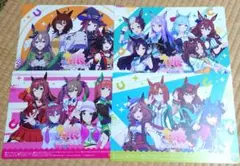 ウマ娘プリティーダービー　マルチシート　4種類セット
