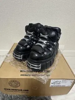 NEW ROCK 36 アンクルブーツMETALLIC M-106-S1