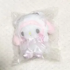 白猫バレリーナ　マイメロディ　マスコット　タグ付き